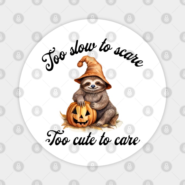 Halloween sloth Magnet by Turtle Trends Inc